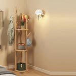 NordicWood | Elegant Minimalist Solid Pine Swivel Hall Tree Stand 11