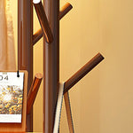 NordicWood | Elegant Minimalist Solid Pine Swivel Hall Tree Stand 12