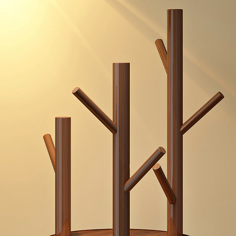 NordicWood | Elegant Minimalist Solid Pine Swivel Hall Tree Stand 5