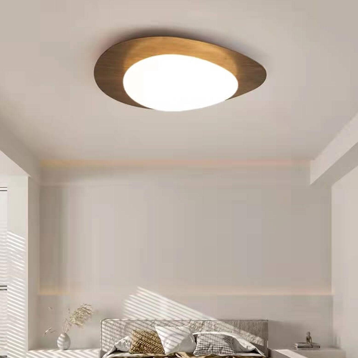 NordicWood | Modern Elegant LED Flush Mount Ceiling Light Fixture 11