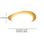 NordicWood | Modern Elegant LED Flush Mount Ceiling Light Fixture 6