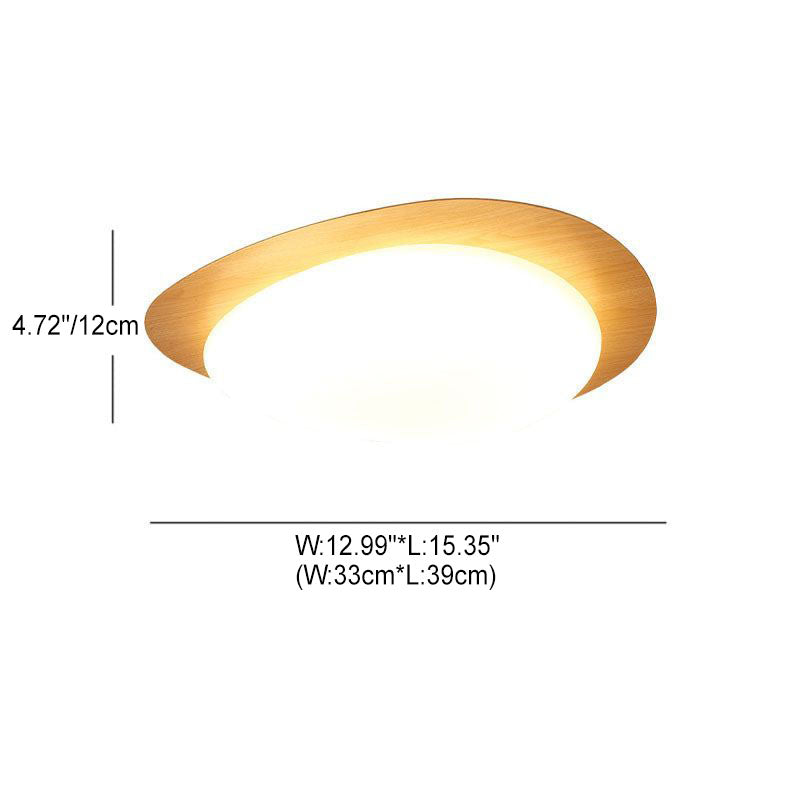 NordicWood | Modern Elegant LED Flush Mount Ceiling Light Fixture 6