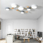NordicWood | Sleek Modern Flush Mount Ceiling Light Fixture 2