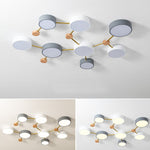 NordicWood | Sleek Modern Flush Mount Ceiling Light Fixture 4