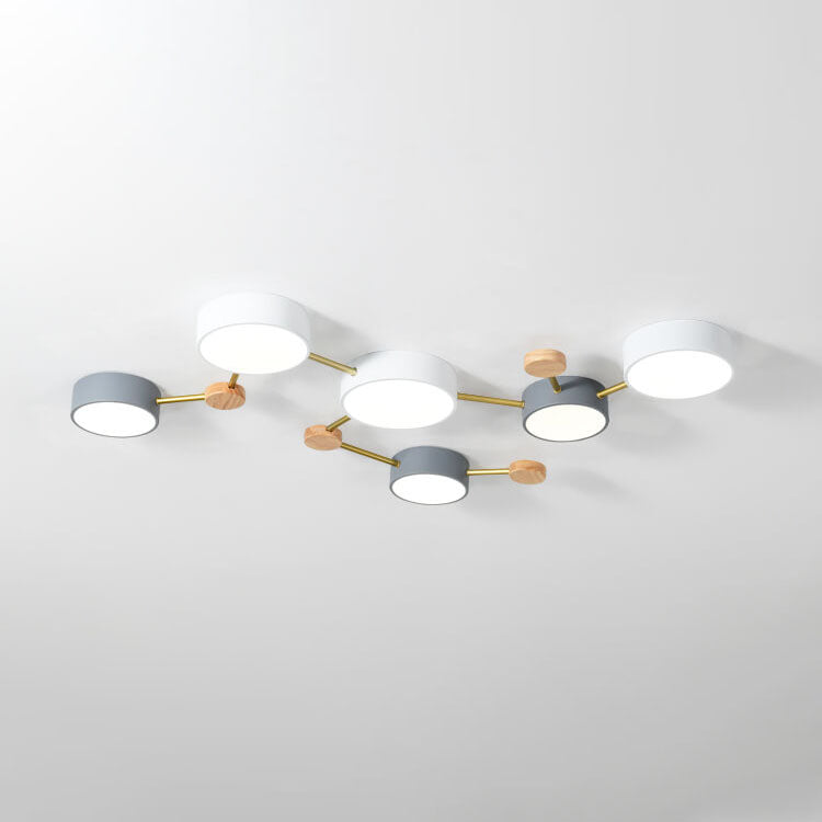 NordicWood | Sleek Modern Flush Mount Ceiling Light Fixture 5