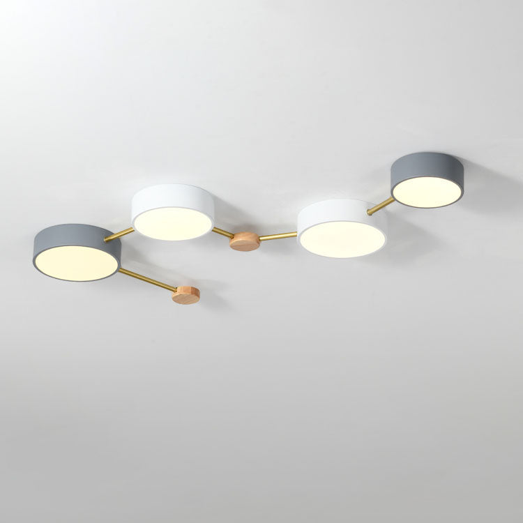 NordicWood | Sleek Modern Flush Mount Ceiling Light Fixture 7