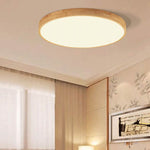 NordicWood | Sleek Ultra-Thin LED Flush Mount Ceiling Light Fixture 2