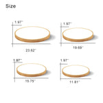 NordicWood | Sleek Ultra-Thin LED Flush Mount Ceiling Light Fixture 5