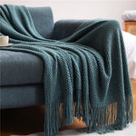 Nordic Collection | Chunky Knit Throw Blanket with Luxurious Softness | Cozy Design for Year-Round Comfort 0