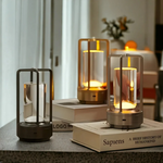 NordicaGlow | Scandinavian Wireless LED Table Lamp with Touch Sensor | Dimmable Lighting for Cozy Ambiance 0