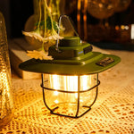 NostalgiaGlow | Retro LED Camping Lantern with Rechargeable Battery | Stylish Design for Outdoor Adventures 3