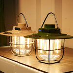 NostalgiaGlow | Retro LED Camping Lantern with Rechargeable Battery | Stylish Design for Outdoor Adventures 4