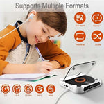 Noxord | Portable CD Player with Bluetooth & Long-lasting Battery Life | Compact Design for Music Lovers 4