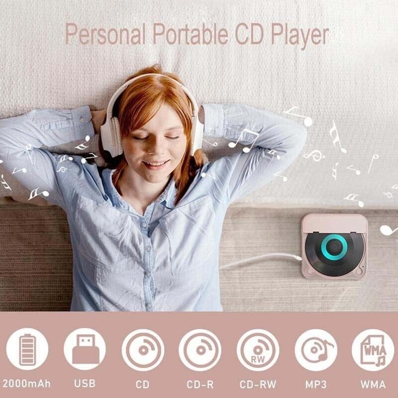 Noxord | Portable CD Player with Bluetooth & Long-lasting Battery Life | Compact Design for Music Lovers 6