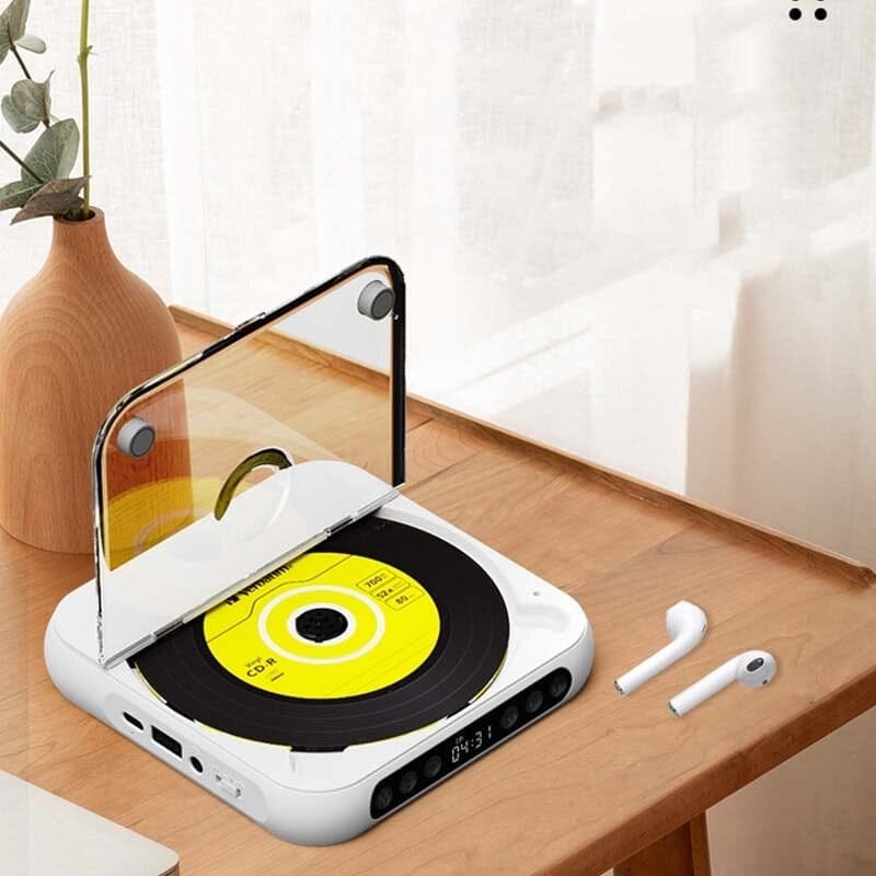 Noxord | Portable CD Player with Bluetooth & Long-lasting Battery Life | Compact Design for Music Lovers 8