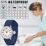 Nurse Watch with Second Hand & Luminous Dial | Waterproof Design for Accurate Timekeeping 5
