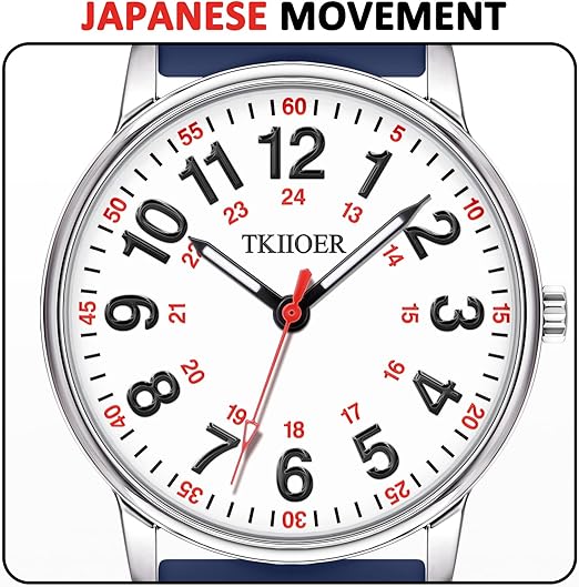 Nurse Watch with Second Hand & Luminous Dial | Waterproof Design for Accurate Timekeeping 6