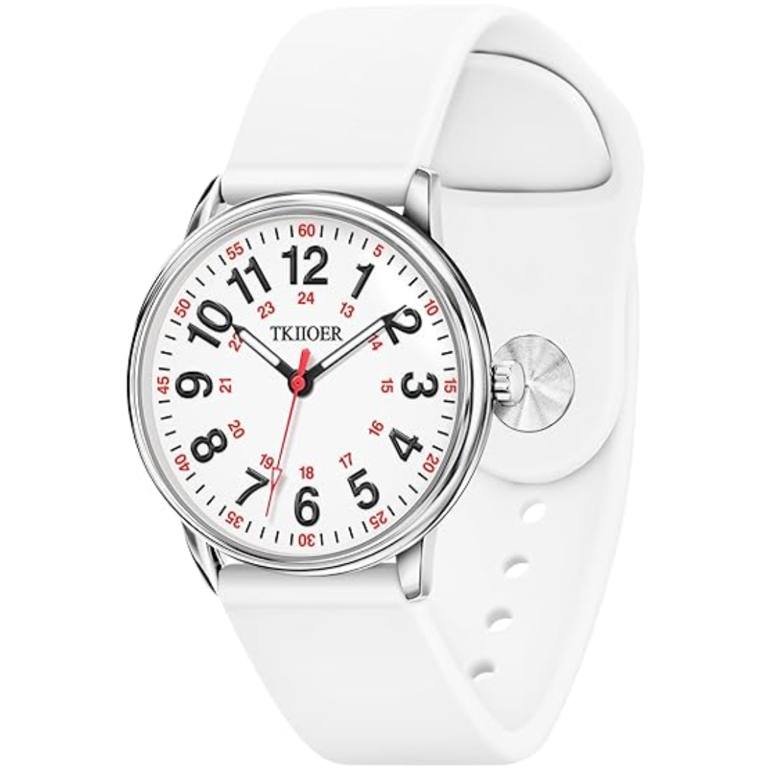Nurse Watch with Second Hand & Luminous Dial | Waterproof Design for Accurate Timekeeping 7