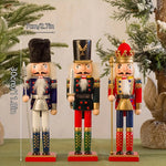 NutcrackerJoy | Wooden Nutcracker Soldier Decoration with Timeless Design | Festive Christmas Decor for Holiday Cheer 1