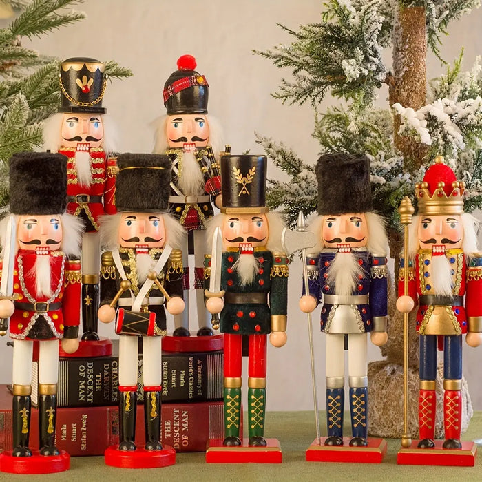 NutcrackerJoy | Wooden Nutcracker Soldier Decoration with Timeless Design | Festive Christmas Decor for Holiday Cheer 4