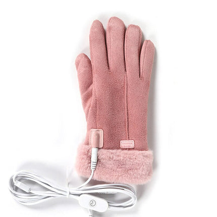 Heated Gloves for Women, Rechargeable Heated Gloves with 3 Heat Settings, Touchscreen Winter Gloves for Women and Girls