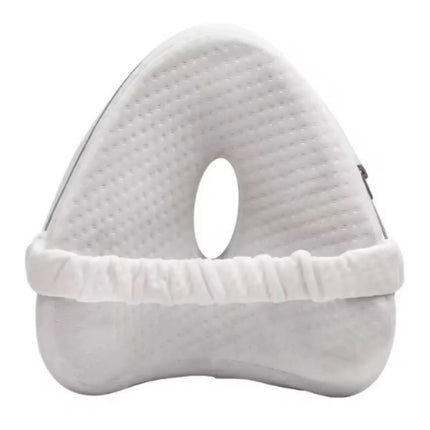 Knee Pillow for Side Sleepers, Contoured Leg Pillow for Hip and Back Alignment