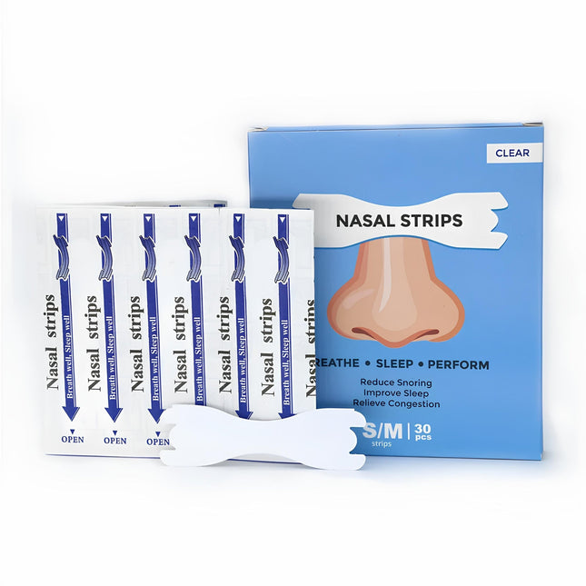 Snoring Nasal Strips 30 Pieces, Anti Snoring Nose Strips, Nasal Breathing Strips