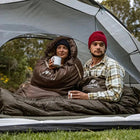 Sleeping Bags for Camping, Cold Weather Sleeping Bag Rated 32-41 F, Backpacking Sleeping Bag with Compression Sack