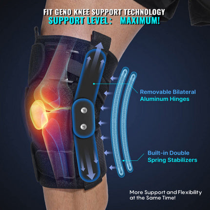 Arthritis Knee Brace Hinged for Meniscus Tear, Knee Support for Pain