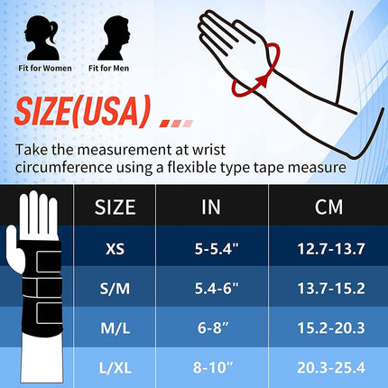Wrist Splint with 3 Straps for Wrist Support at Night