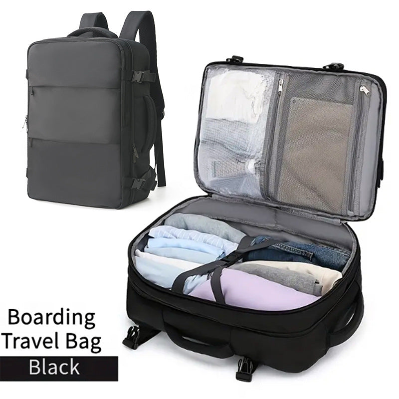 Tuzwa Business Laptop Backpack with RFID Protection – Water-Resistant Work & Travel Backpack with Multiple Compartments, Hidden Pocket & Padded Straps