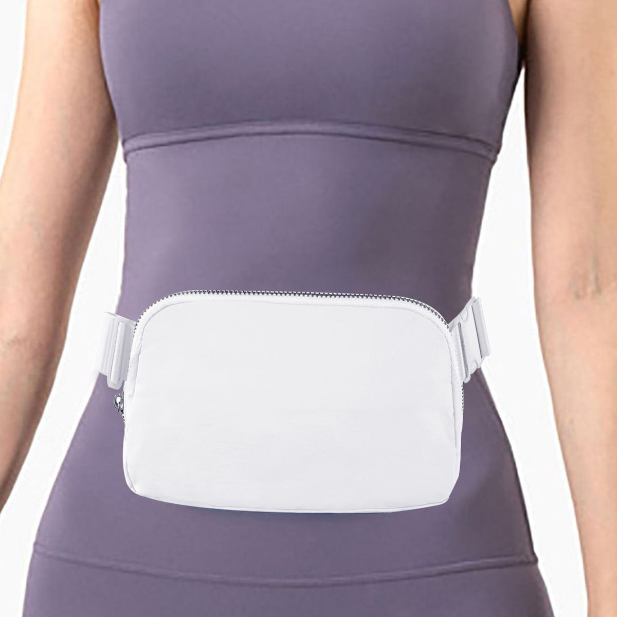 Tuzwa Water-Resistant Waist Bag – Adjustable Fanny Pack with Spacious Storage, Lightweight Belt Bag for Travel, Gym & Everyday Use