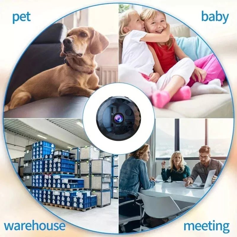 OPTIGUARD | Mini WiFi Camera 1080P HD with Night Vision & Motion Detection | Compact Security Solution for Home and Office 4