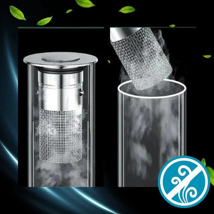 Odor Isolation Sink Stopper | Pop-Up Drain Stopper with Strainer | Effortless Cleaning for a Fresh Bathroom or Kitchen 4