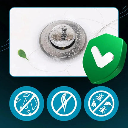 Odor Isolation Sink Stopper | Pop-Up Drain Stopper with Strainer | Effortless Cleaning for a Fresh Bathroom or Kitchen 5