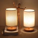 Organic Glow | Dimmable LED Table Lamp with Remote Control | Eco-Friendly Design for Serene Ambiance 1