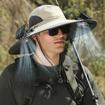 Outdoor Adventure Hat | Solar-Powered Fans with Adjustable Airflow | UPF 50+ Protection for All-Day Comfort 0