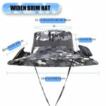Outdoor Adventure Hat | Solar-Powered Fans with Adjustable Airflow | UPF 50+ Protection for All-Day Comfort 4