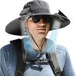 Outdoor Adventure Hat | Solar-Powered Fans with Adjustable Airflow | UPF 50+ Protection for All-Day Comfort 6