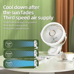 Outdoor Clip-On Rechargeable Cooling Fan with Adjustable Wind Speed | Portable Fan for Instant Relief 4