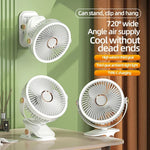 Outdoor Clip-On Rechargeable Cooling Fan with Adjustable Wind Speed | Portable Fan for Instant Relief 5
