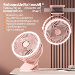 Outdoor Clip-On Rechargeable Cooling Fan with Adjustable Wind Speed | Portable Fan for Instant Relief 6
