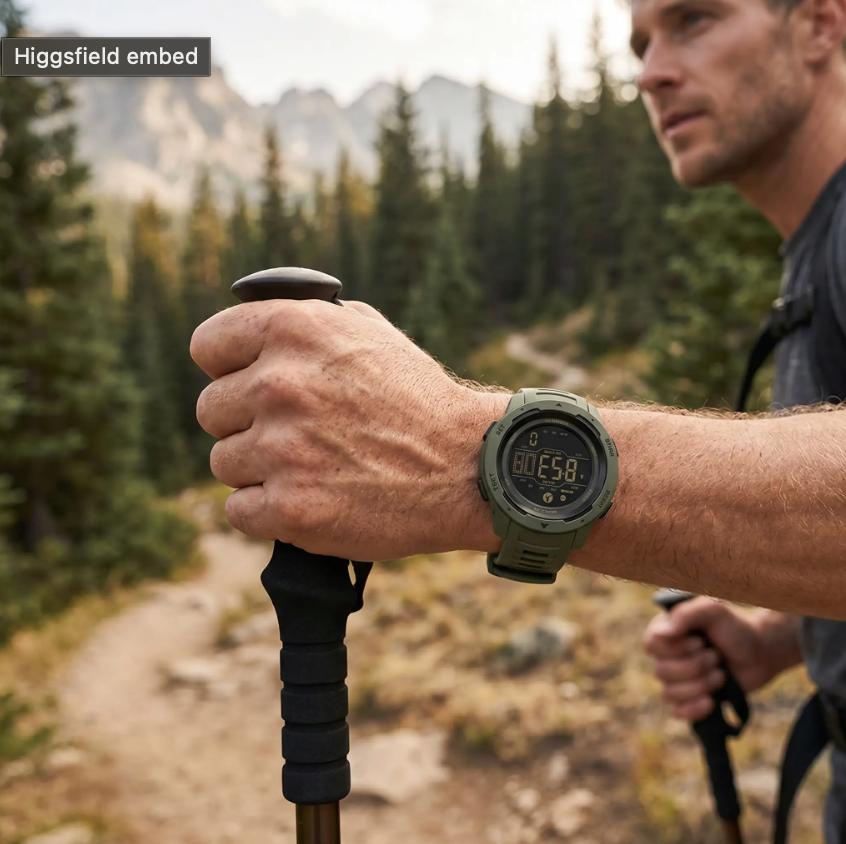 Outdoor Companion | Waterproof Digital Watch with Built-In Pedometer | Rugged Design for Active Lifestyles 5