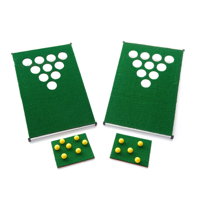 Outdoor Fun | Golf Cornhole Pong Game Set with Portable Design | Perfect Backyard Game for Tailgates and Camping 1