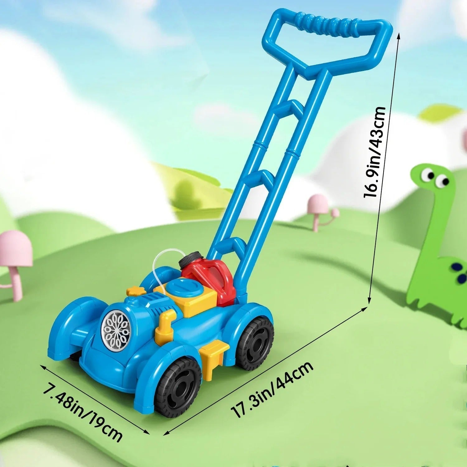 Outdoor Fun | Toy Lawn Mower with Bubble Function for Active Play 7