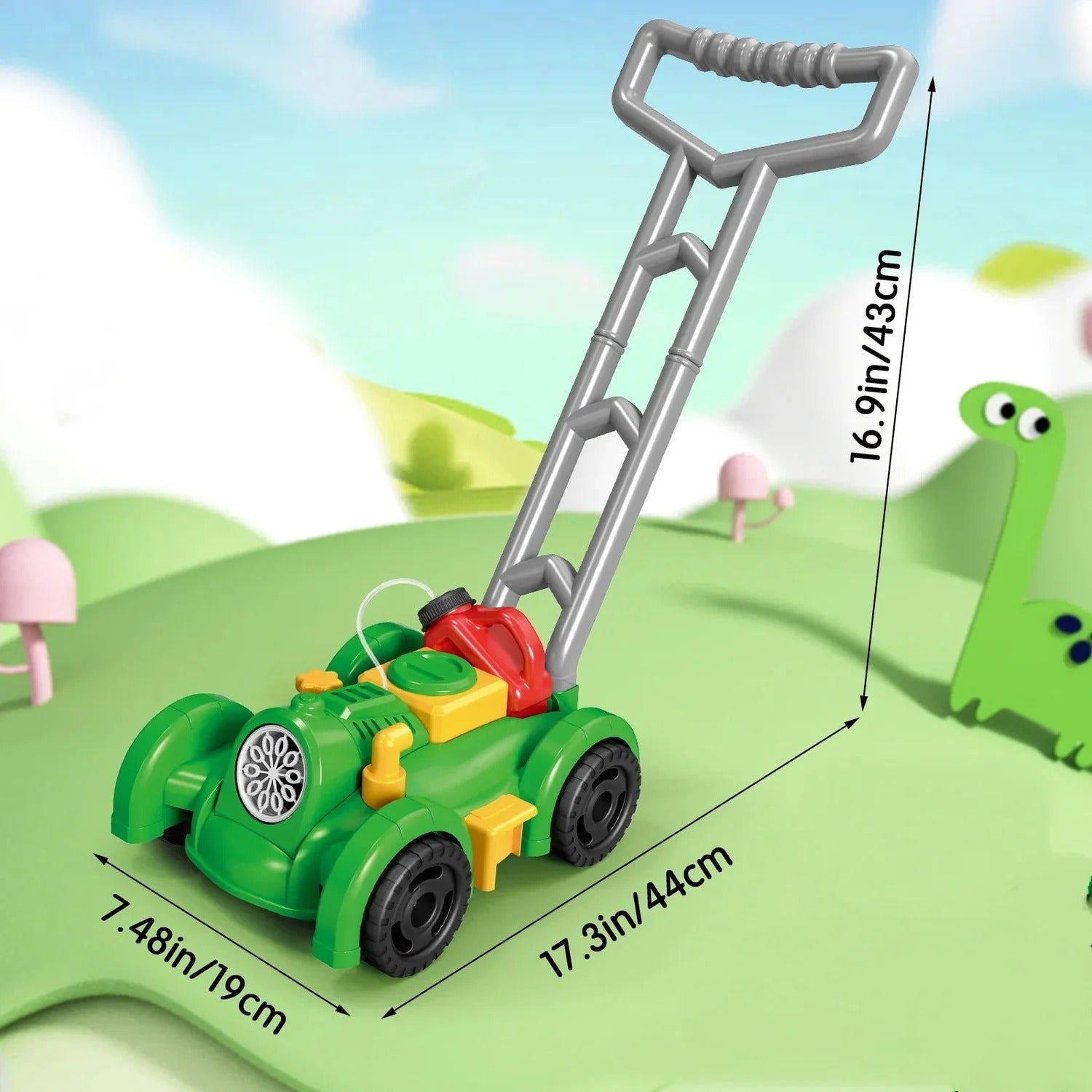 Outdoor Fun | Toy Lawn Mower with Bubble Function for Active Play 8