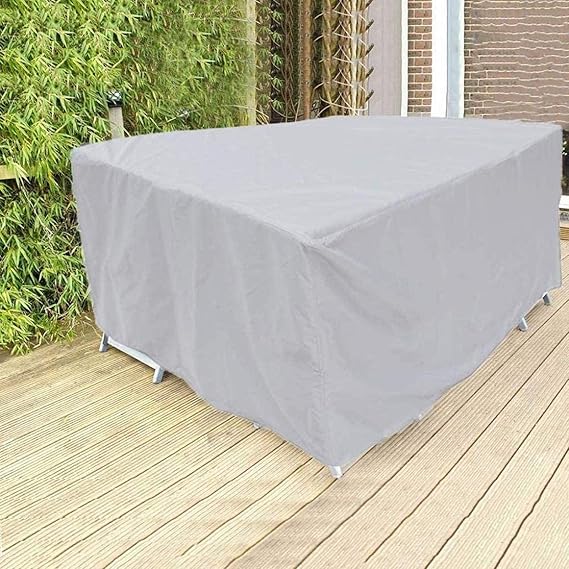 Outdoor Furniture Covers | Waterproof Black Polyester with UV Protection | Durable All-Weather Shield for Year-Round Protection 4