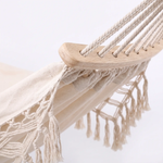 Outdoor Hammock | Double Cotton Canvas with Removable Spreader Bar | Portable Design for Relaxation Anywhere 5
