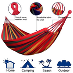 Outdoor Hammock with Portable Straps | Comfortable Double Design for Relaxation 5