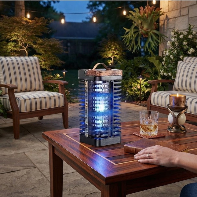 Bug Zappers, Outdoor Mosquito Zapper, Electric Insect Zapper, Mosquito Killer with UV Light for Patio and Backyard